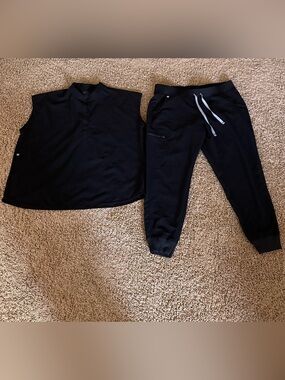 Figs Black Scrub Set XXL/XLP